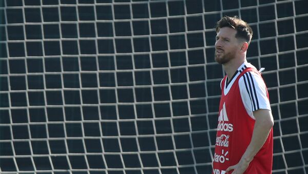 Lionel Messi, futbolista argentino - Sputnik Mundo