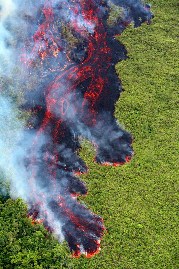 Las erupciones volcánicas, a vista de pájaro - Sputnik Mundo