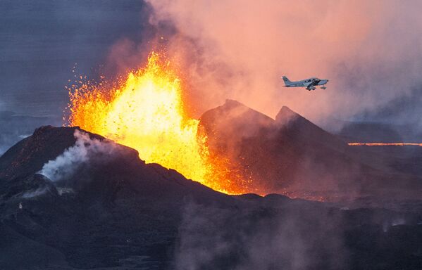 Las erupciones volcánicas, a vista de pájaro - Sputnik Mundo