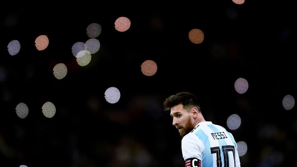 Lionel Messi, jugador de la selección argentina de fútbol (archivo) - Sputnik Mundo