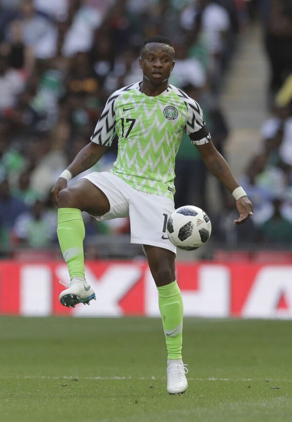 Camiseta de la selección de fútbol de Nigeria para la Copa Mundial de Fútbol Rusia 2018. - Sputnik Mundo