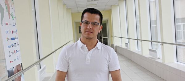 Joselito Murillo Pérez, estudiante de maestría de la SPbPU Joselito Murillo Pérez, estudiante de maestría de la SPbPU - Sputnik Mundo
