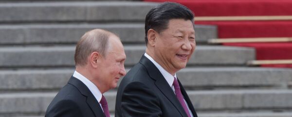 Presidente de China, Xi Jinping, y presidente de Rusia, Vladímir Putin Presidente de China, Xi Jinping, y presidente de Rusia, Vladímir Putin - Sputnik Mundo