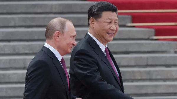 Presidente de China, Xi Jinping, y presidente de Rusia, Vladímir Putin