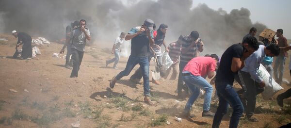Protestas en la frontera entre Israel y la Franja de Gaza - Sputnik Mundo