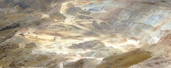 Mina de oro en Perú - Sputnik Mundo
