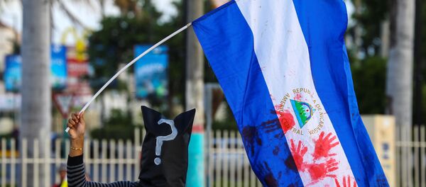 Protestas en Managua, Nicaragua - Sputnik Mundo