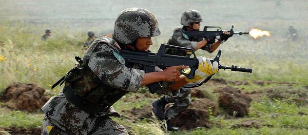 Антитеррористические учения стран-членов ШОС Мирная миссия-2007 - Sputnik Mundo