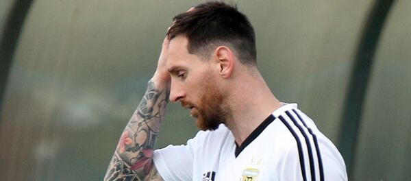 Lionel Messi, jugador de la selección argentina de fútbol (archivo) - Sputnik Mundo