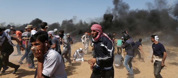 Protestas en la frontera entre Israel y la Franja de Gaza - Sputnik Mundo