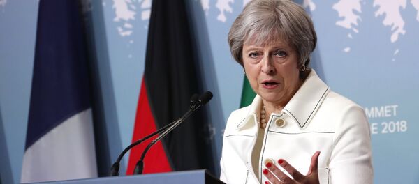 Theresa May, primera ministra del Reino Unido - Sputnik Mundo