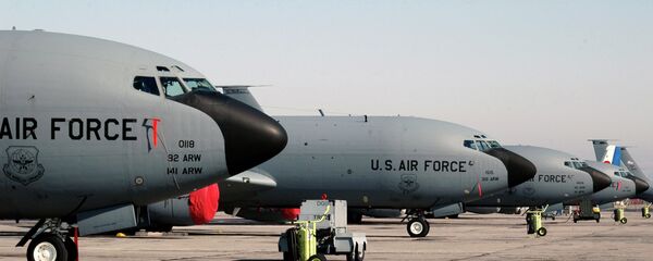 Los KC-135 Stratotanker de la Fuerza Aárea de EEUU (archivo) - Sputnik Mundo