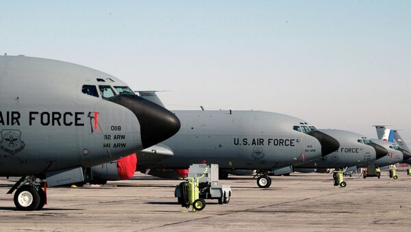 Los KC-135 Stratotanker de la Fuerza Aárea de EEUU (archivo) - Sputnik Mundo