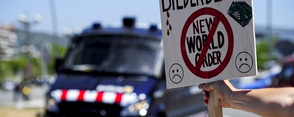 Protestas contra el Club Bilderberg - Sputnik Mundo