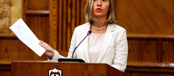 Federica Mogherini, la jefa de la diplomacia europea - Sputnik Mundo