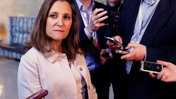 Chrystia Freeland, la ministra de Relaciones Exteriores de Canadá (archivo) - Sputnik Mundo