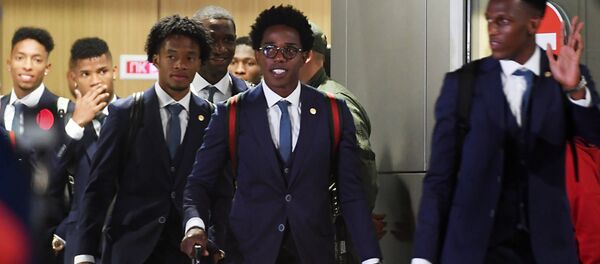 Selección de Colombia arriba a Kazán Selección de Colombia arriba a Kazán - Sputnik Mundo