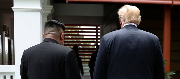 Cumbre entre Trump y Kim en Singapur - Sputnik Mundo