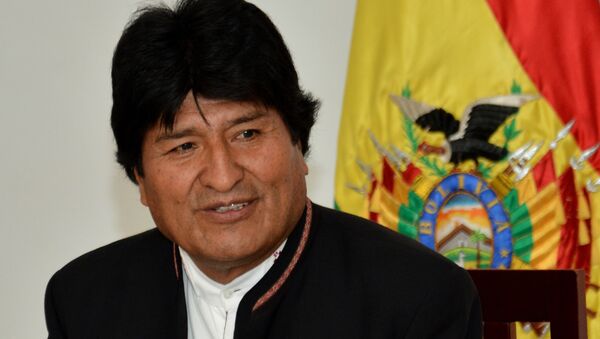 Evo Morales, presidente de Bolivia - Sputnik Mundo