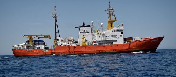 El barco de rescate Aquarius - Sputnik Mundo