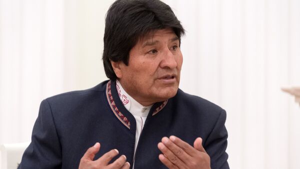 Evo Morales, presidente de Bolivia - Sputnik Mundo