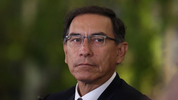 Martín Vizcarra, presidente de Perú - Sputnik Mundo