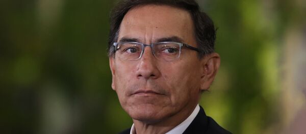 Martín Vizcarra, presidente de Perú - Sputnik Mundo