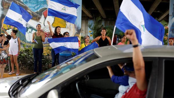 Protestas en Nicaragua - Sputnik Mundo