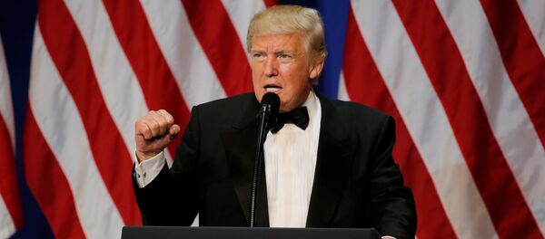 El presidente de EEUU, Donald Trump, tras la inauguración (archivo) - Sputnik Mundo