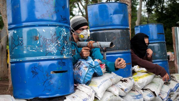 Protestas en Nicaragua Protestas en Nicaragua - Sputnik Mundo