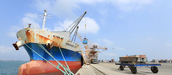 El puerto yemení de Al Hudaida - Sputnik Mundo