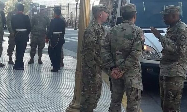 Soldados estadounidenses y equipamento israelí en Argentina - Sputnik Mundo