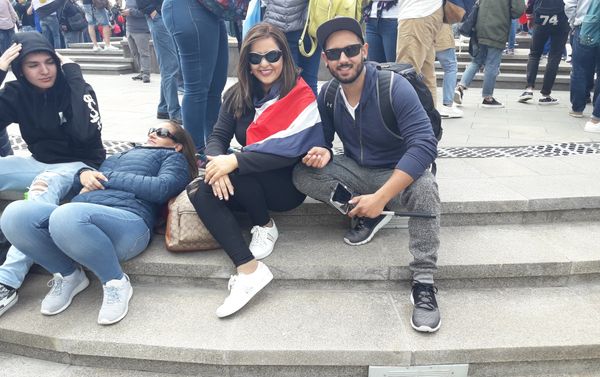 Hinchas costarricenses Hinchas costarricenses - Sputnik Mundo
