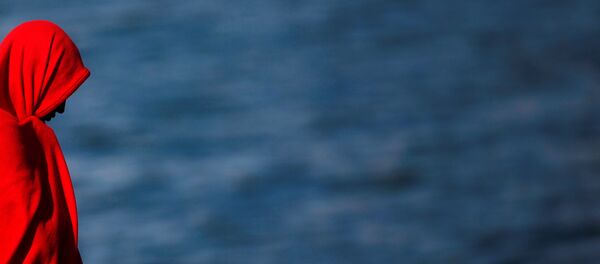 Un migrante (imagen referencial) - Sputnik Mundo