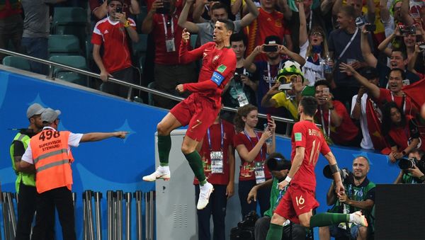 El partido entre España y Portugal en Sochi El partido entre España y Portugal en Sochi - Sputnik Mundo