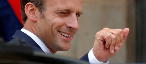 El presidente de Francia, Emmanuel Macron - Sputnik Mundo