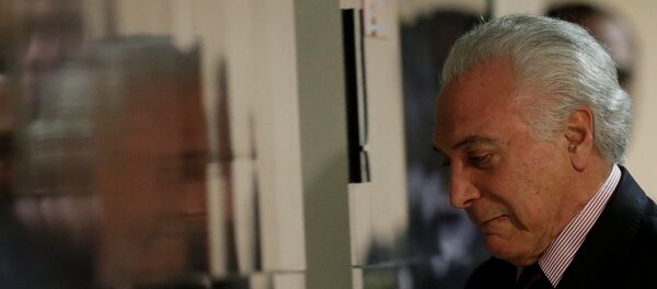 Michel Temer, presidente de Brasil - Sputnik Mundo