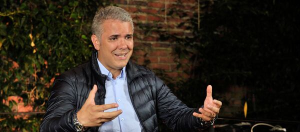 Iván Duque, candidato presidencial colombiano - Sputnik Mundo