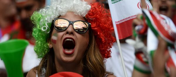Hincha de la selección iraní - Sputnik Mundo