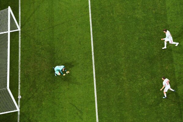 Gol de Portugal contra España - Sputnik Mundo