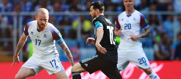 El partido entre Argentina y Islandia - Sputnik Mundo