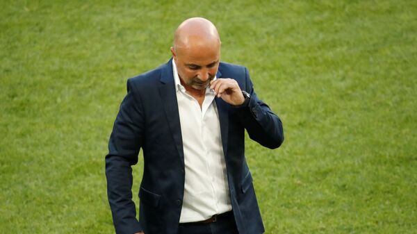 Jorge Sampaoli, entrenador de la selección argentina - Sputnik Mundo