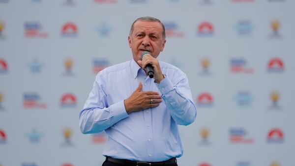Recep Tayyip Erdogan, presidente de Turquía - Sputnik Mundo