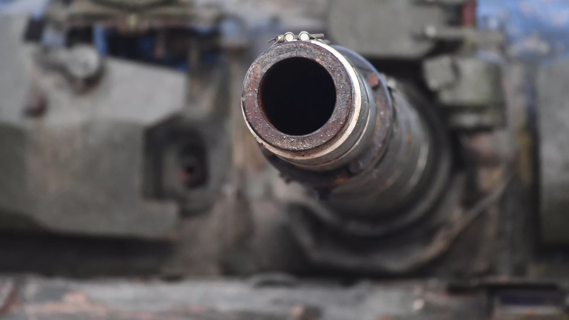 El cañón de un tanque (imagen referencial)