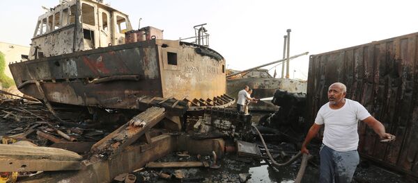 Situación en Al Hudaida (archivo) - Sputnik Mundo