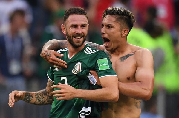 Los momentos cumbre del partidazo entre México y Alemania - Sputnik Mundo