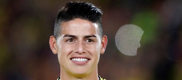 James Rodriguez, líder de la selección colombiana James Rodriguez, líder de la selección colombiana - Sputnik Mundo