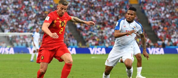 El partido entre Bélgica y Panamá El partido entre Bélgica y Panamá - Sputnik Mundo