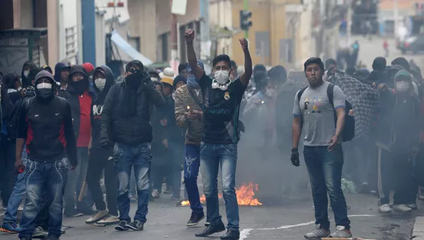 Protestas en Bolivia - Sputnik Mundo