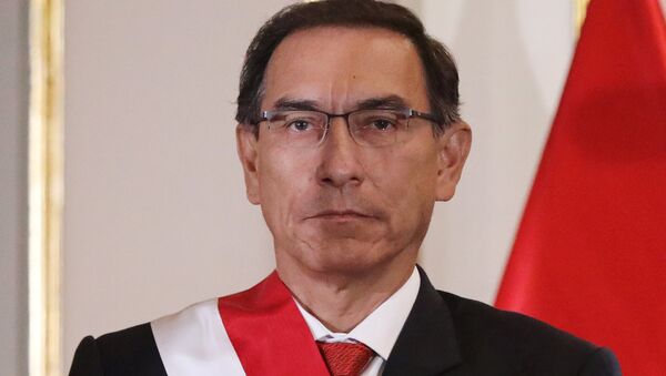 Martín Vizcarra, presidente de Perú - Sputnik Mundo